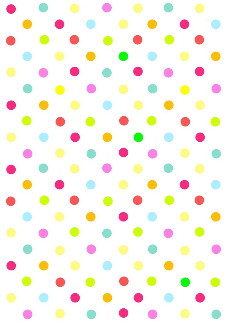 Free Digital Multicolored Polka Dot Scrapbooking Paper 