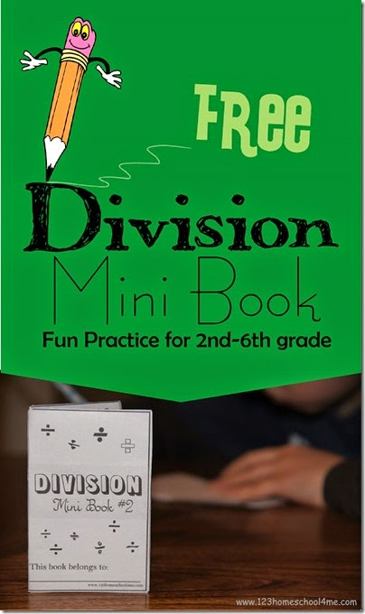 FREE Division Mini Book Free Homeschool Deals