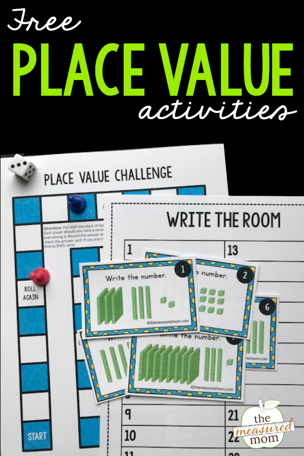 Free Place Value Game For 2nd Grade The Measured Mom