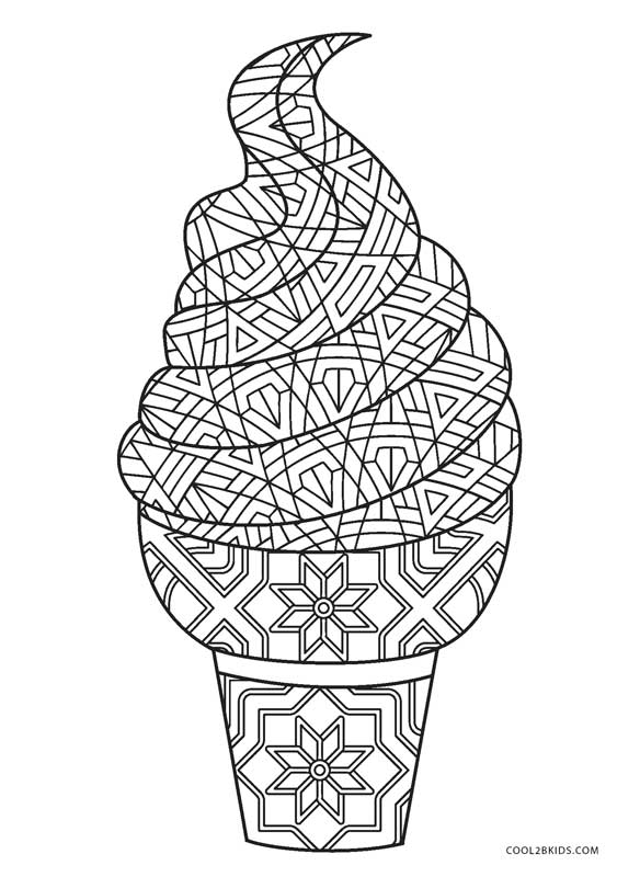 Free Printable Ice Cream Coloring Pages For Kids