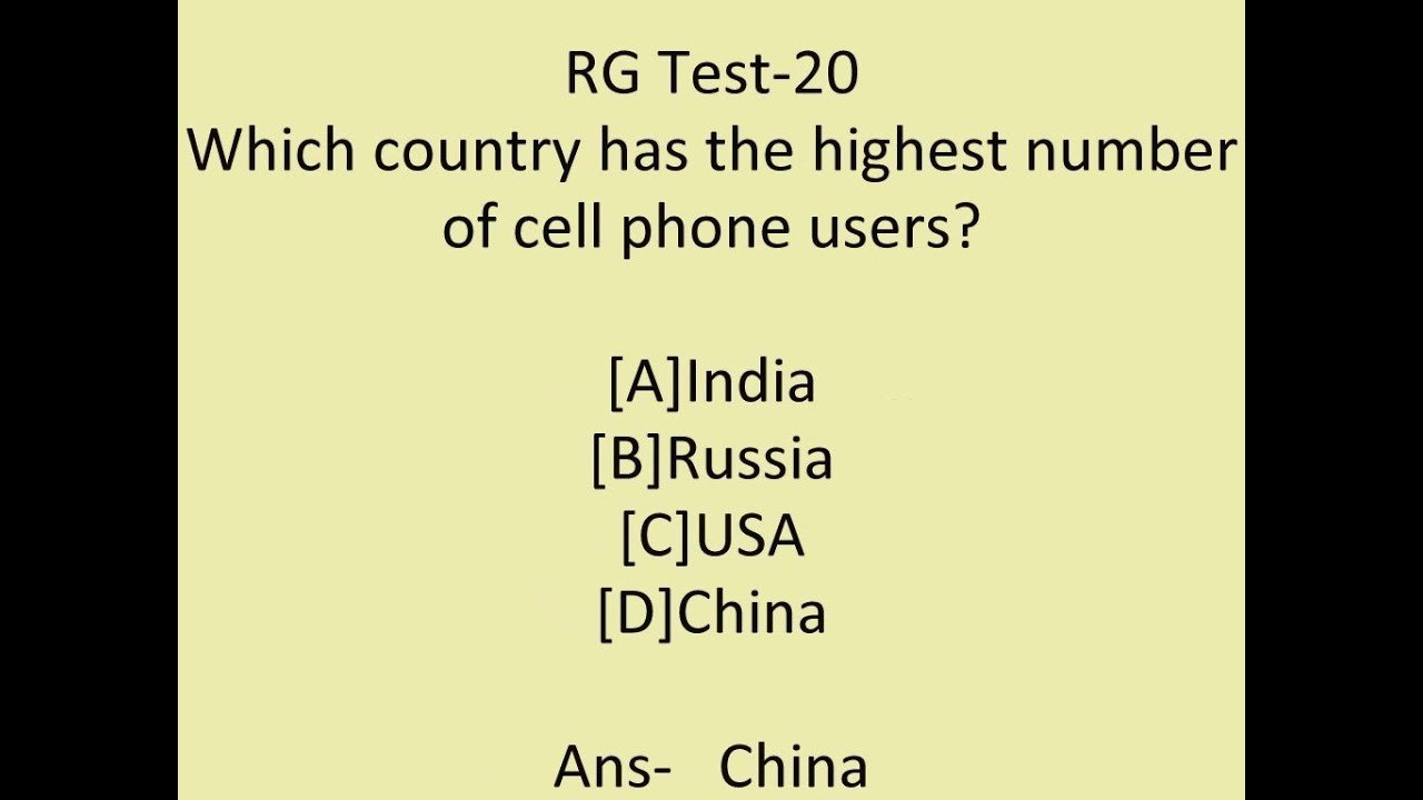 General Knowledge Question And Answer For Competitive 