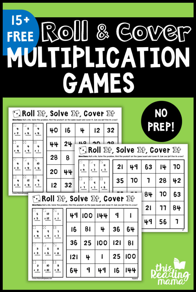 Free Printable Multiplication Worksheets
