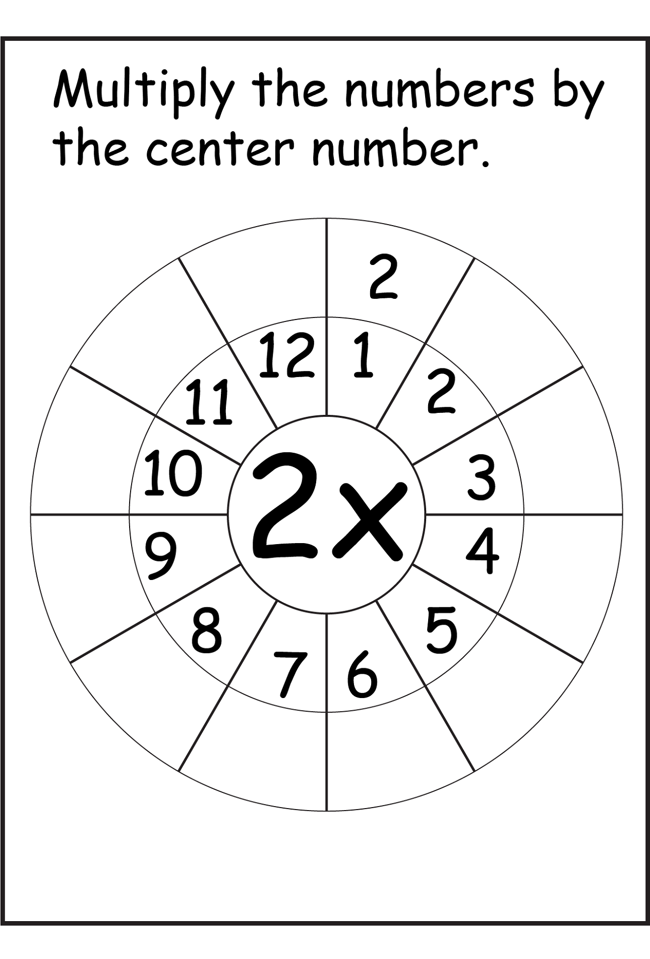 Printable 2 Times Table Worksheets Activity Shelter