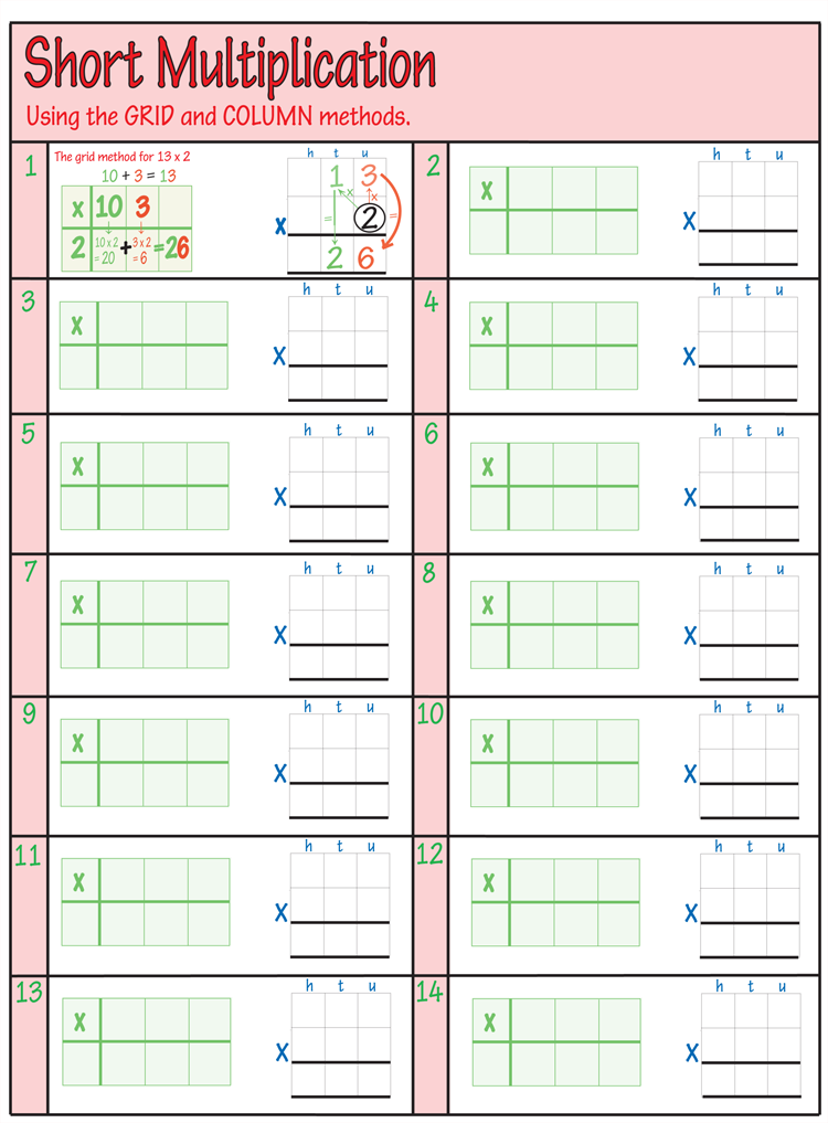 Printable Multiplication Worksheets For Practice Grade 4 6 