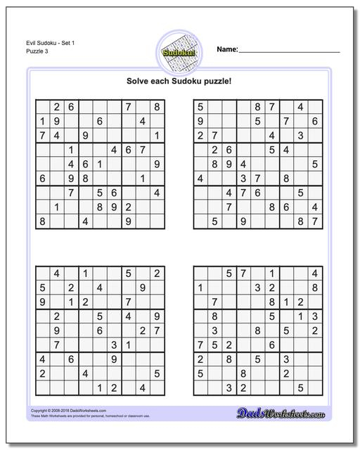 Sudoku Evil