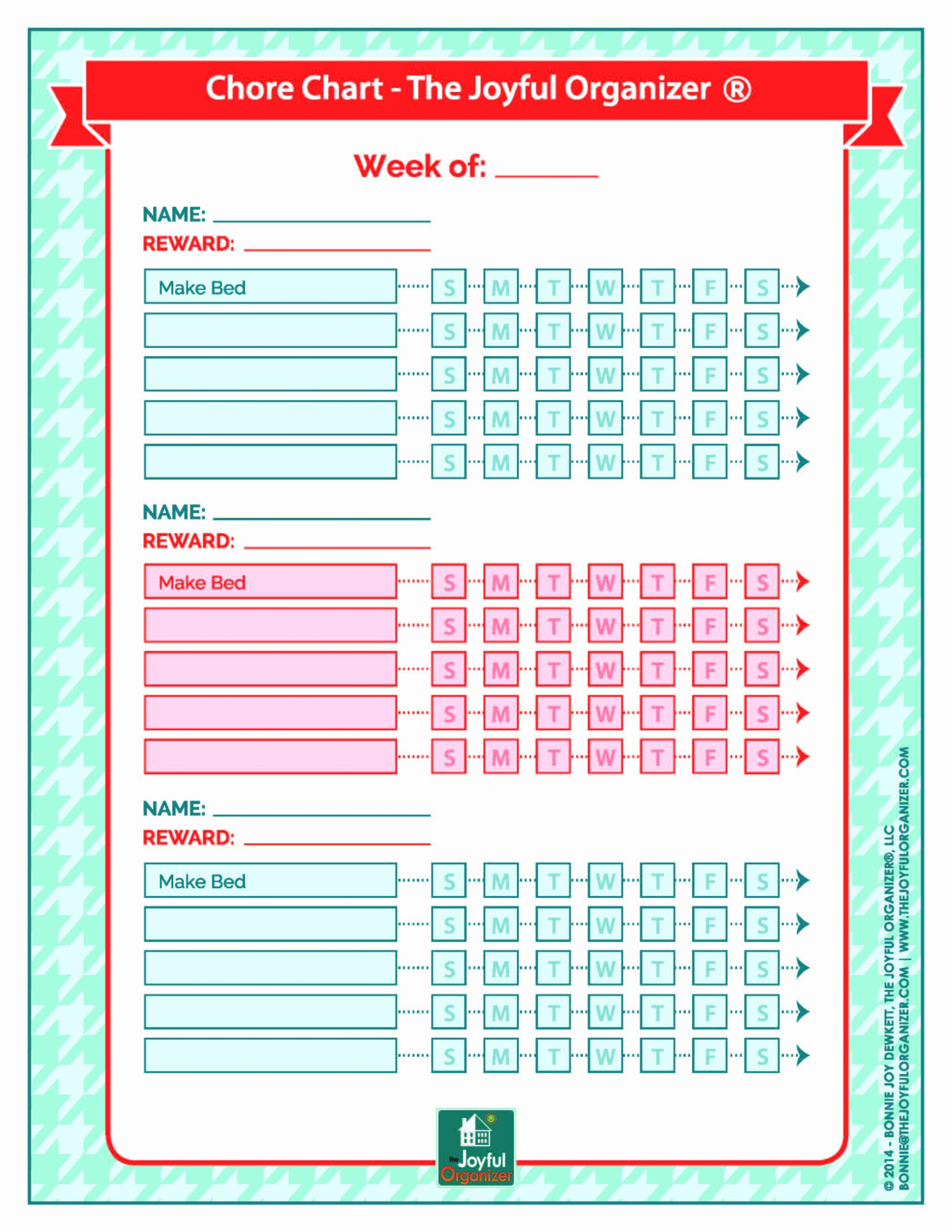 30 Chore Chart For Multiple Kids In 2020 Printable Chore 