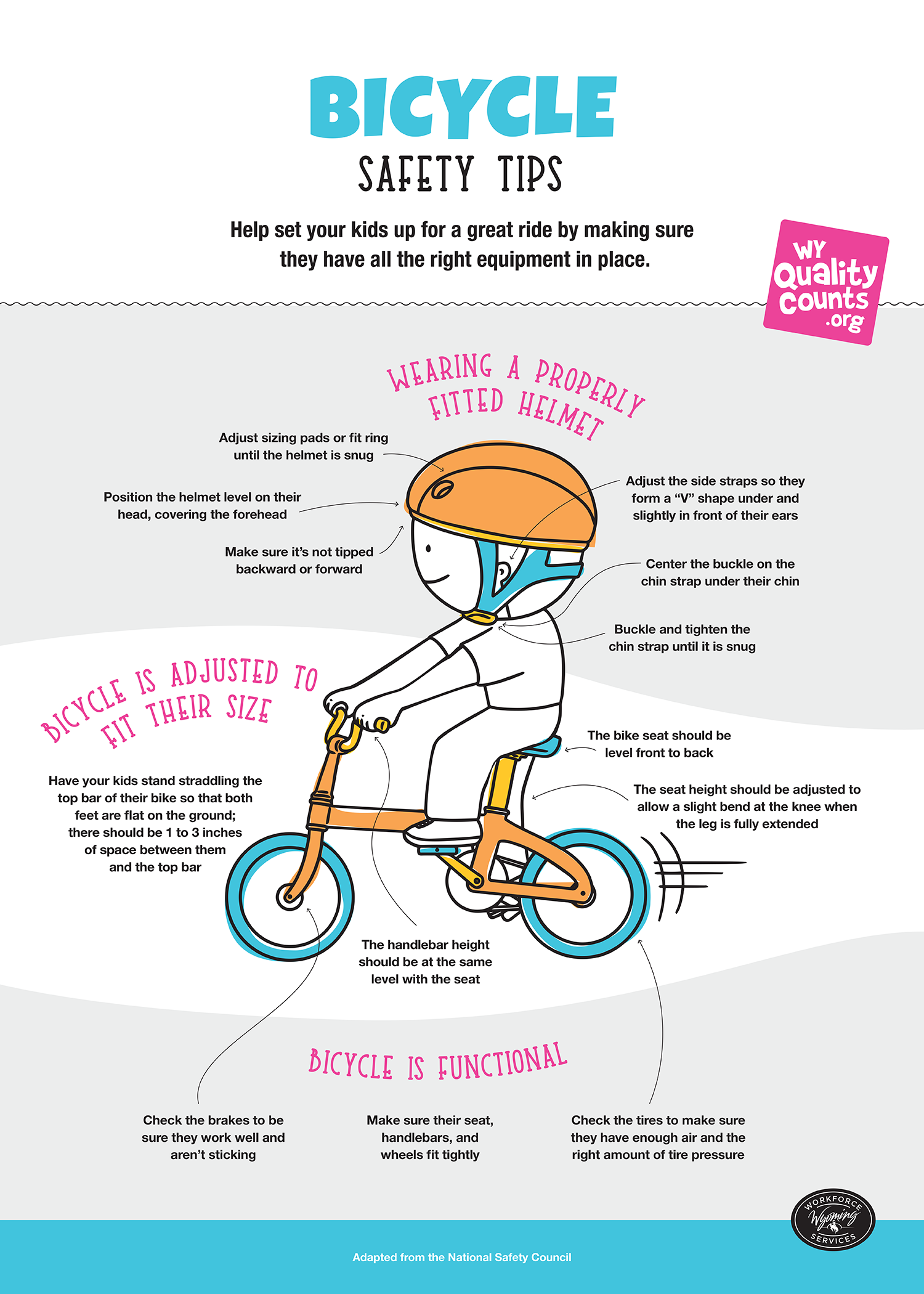 Bicycle Safety Tips For Kids WY Quality Counts