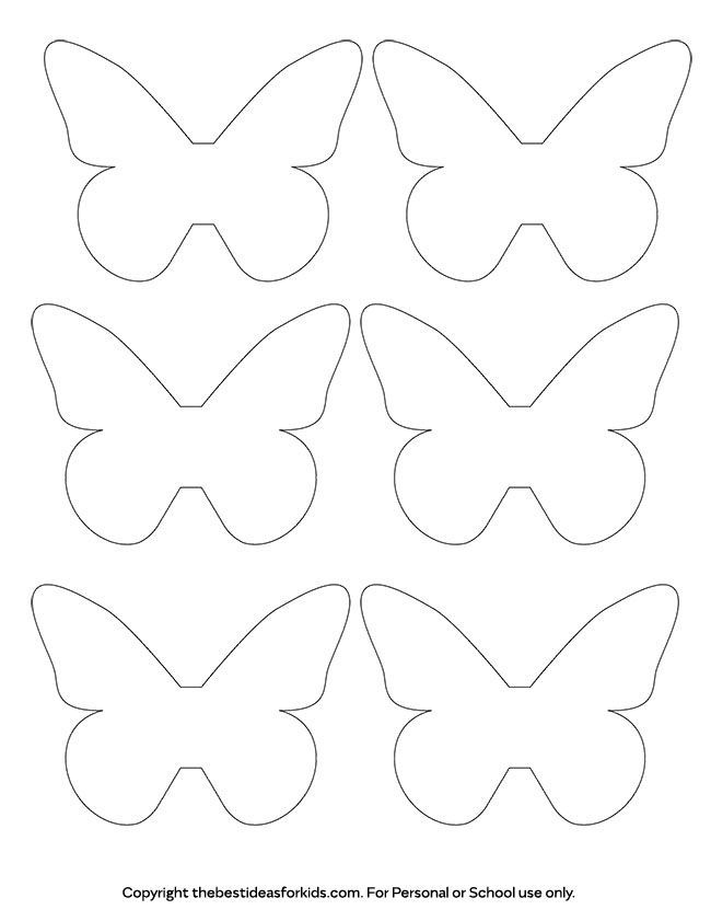 Butterfly Template Butterfly Printable Template Flower 