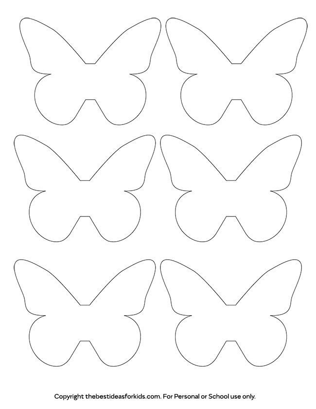 Butterfly Template Butterfly Printable Template Flower 