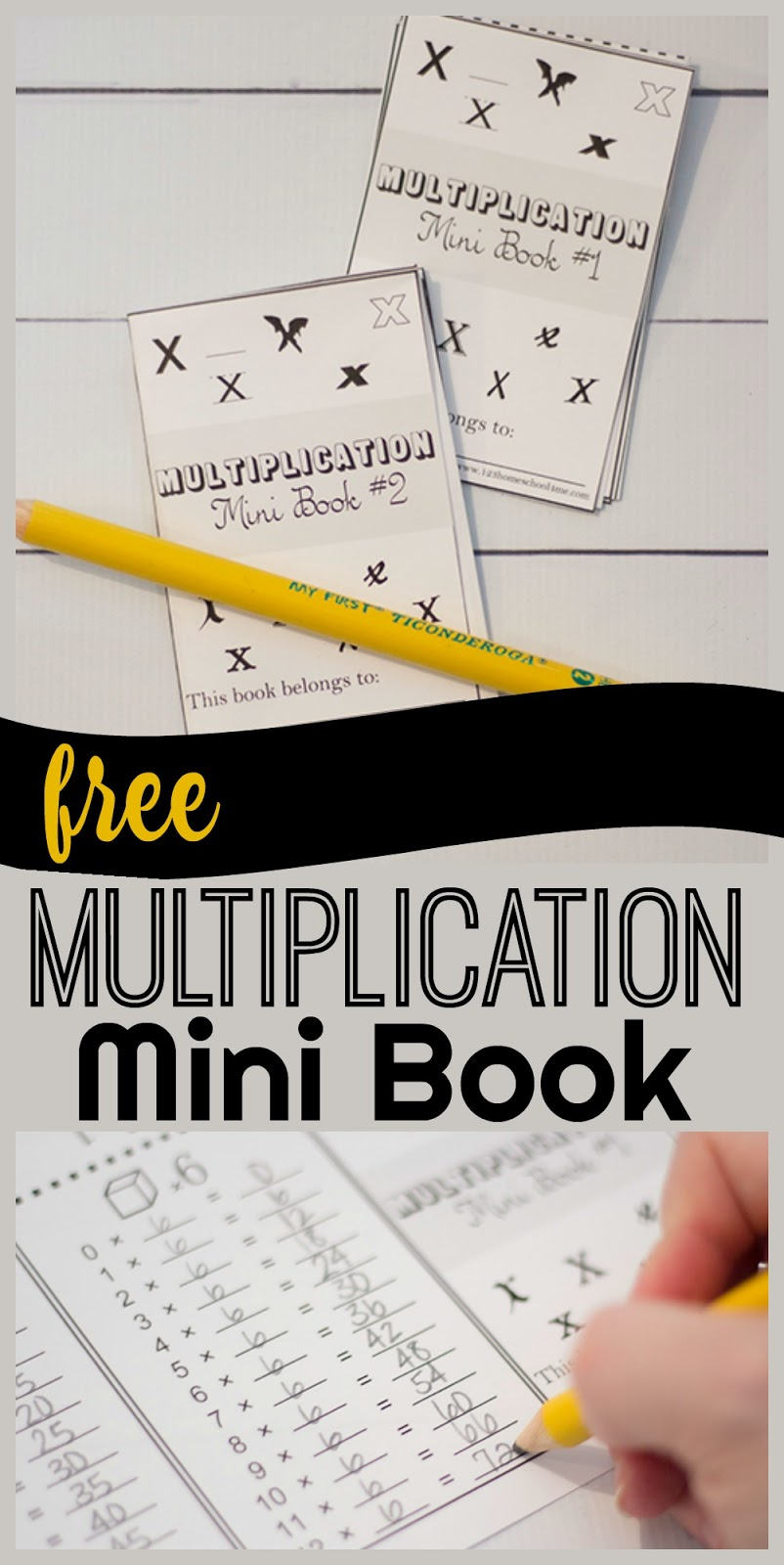 FREE Multiplication Mini Book