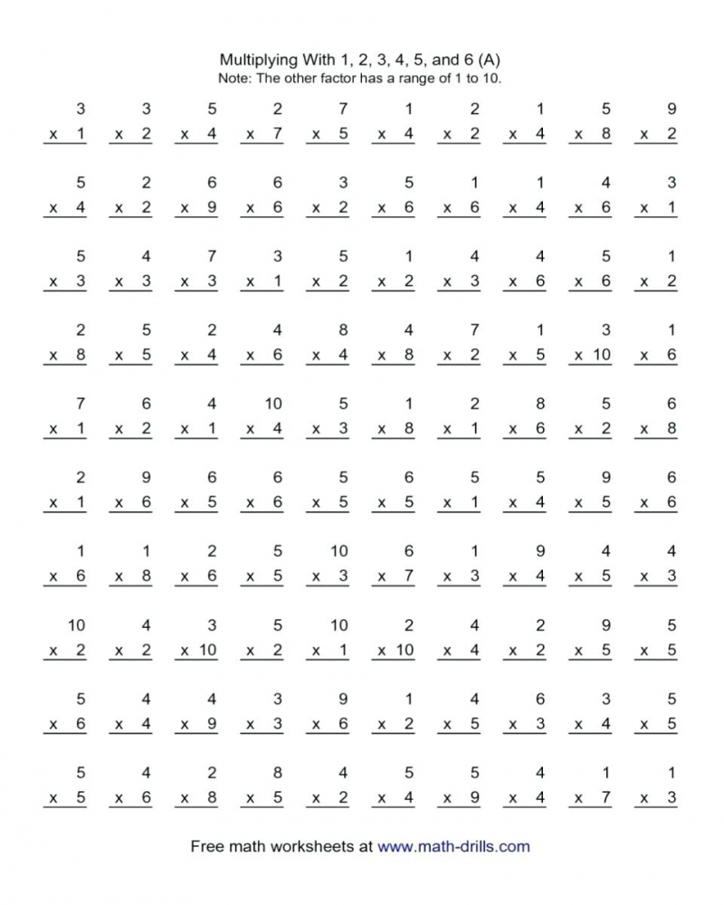 Free Printable Math Worksheets For 5th Grade 