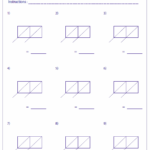 Lattice Multiplication Worksheets And Grids