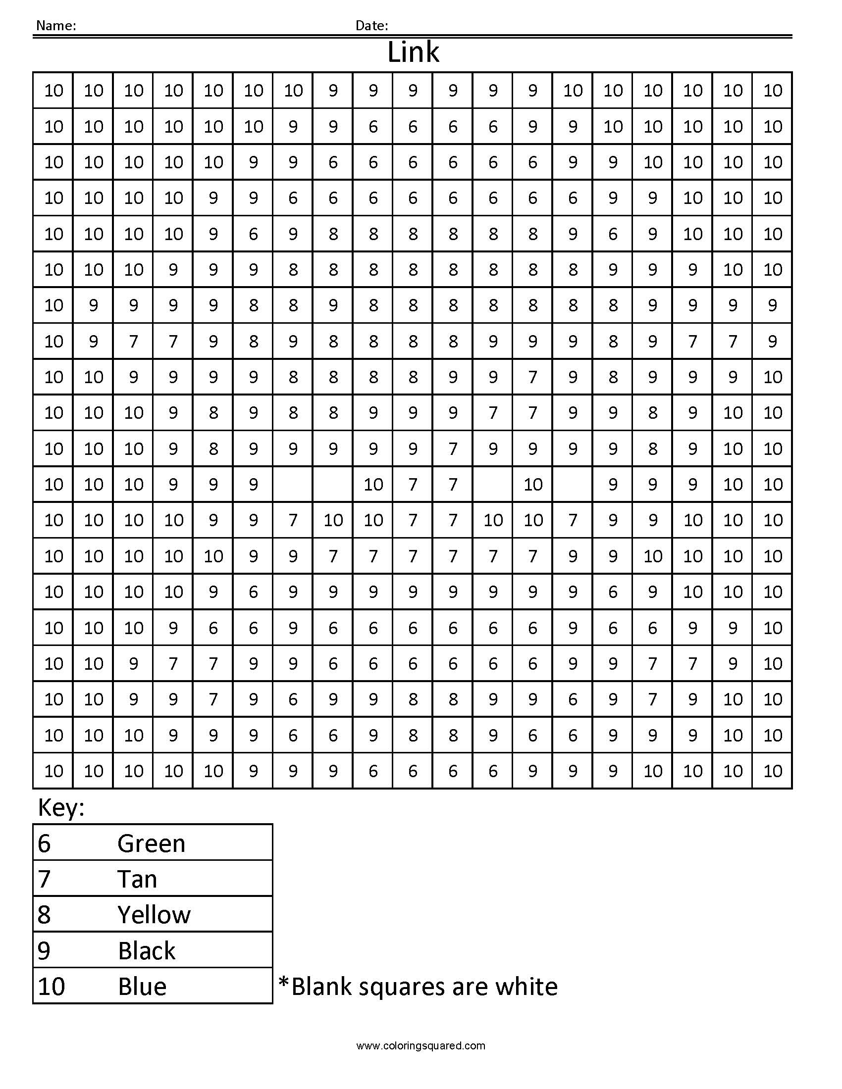 Multiplication Mosaics Worksheet Printable Worksheets 