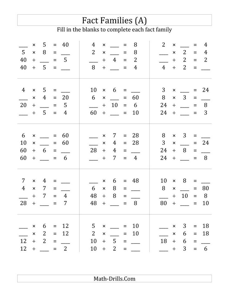 New Multiplication And Division Relationships With 