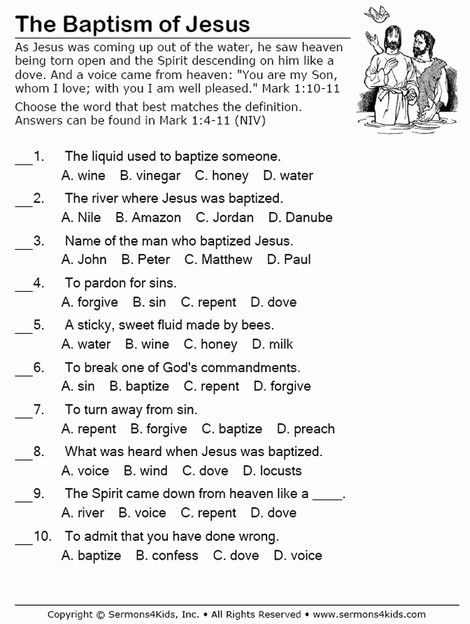 Printable Bible Trivia Questions And Answers Multiple 