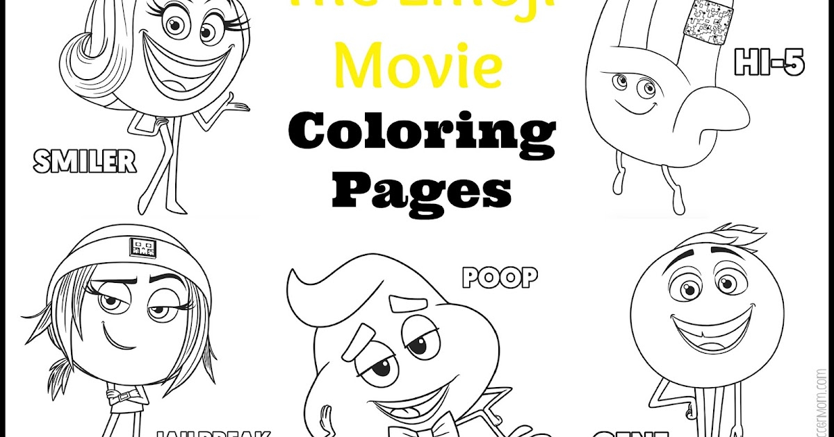 The Emoji Movie Coloring Sheets And Sneak Peek